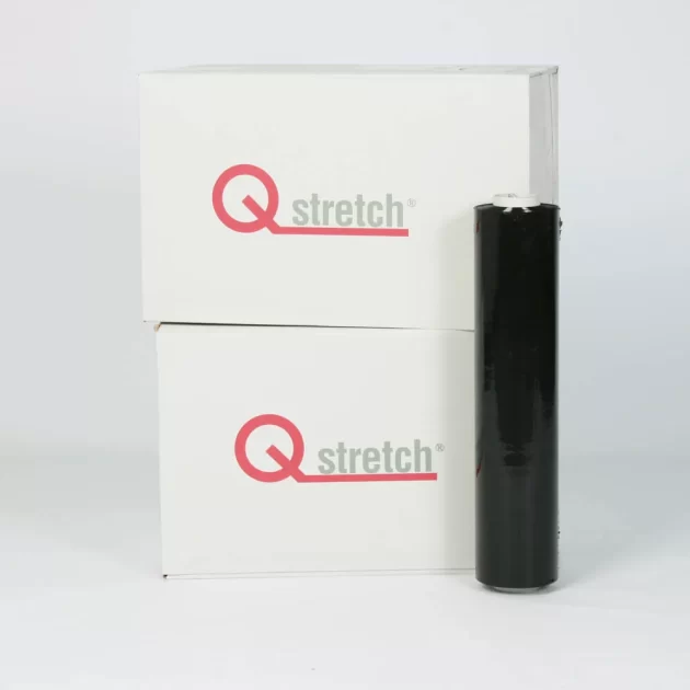 Q-STRETCH  20MY  50 X 300M ZWART