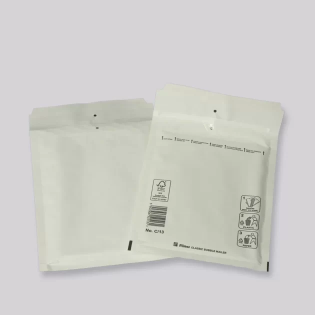 Luchtkussenenvelop wit 150X215mm C