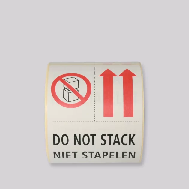 ETIKET 105X150MM DO NOT STACK 500/ROL