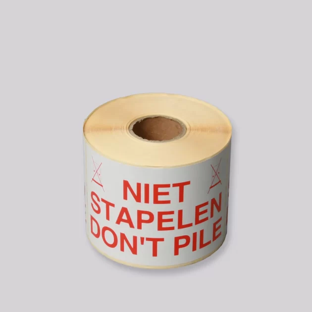 Etiket niet stapelen 140x90mm
HANDLING LABEL 140X90MM DON´T PILE