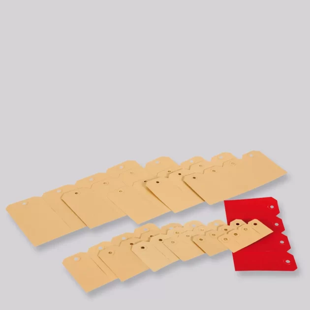 Kartonnen label 60X120MM